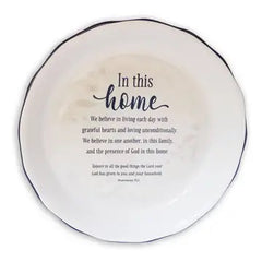 IN THIS HOME PIE PLATE