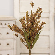 Fall Grass & Heather Bush - 24" - Mustard