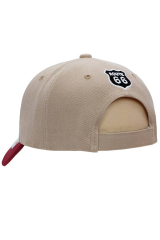 Route 66 The Mother Road Arc Logo Acrylic Baseball Cap