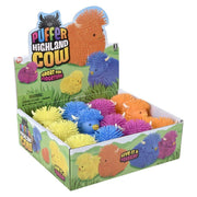 4" Highland Cow Puffer-Assorted Colors -LLB Toys