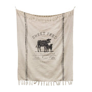 Sweet Feed Farmhouse Throw