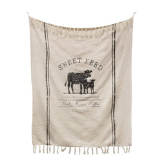 Sweet Feed Farmhouse Throw