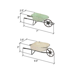 Elina Tabletop Decor (Set of 2) - 3"H x 10"W
