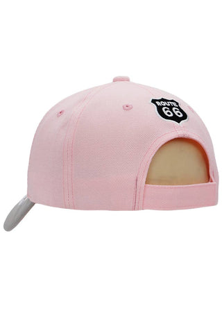 Route 66 The Mother Road Arc Logo Acrylic Baseball Cap
