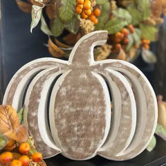 White Wash Pumpkin