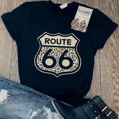 Rout 66 Leopard Shirt
