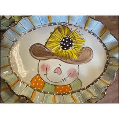 Oval Scarecrow Tray