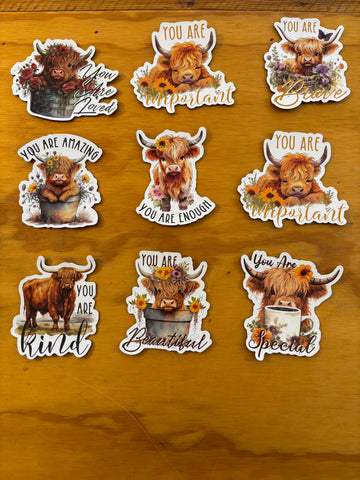 Highland Cow magnet