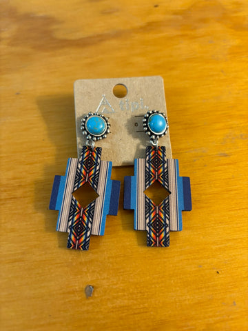 Aztec Heifer Dangle- Earrings