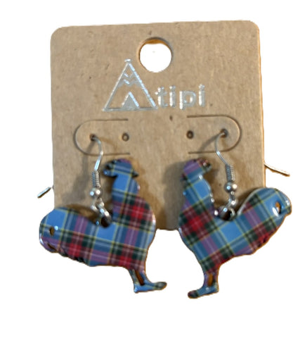 Chicken Dangle Earrings