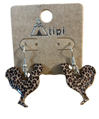 Chicken Dangle Earrings