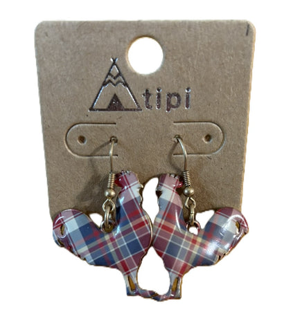 Chicken Dangle Earrings