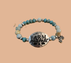 Farm Mama Beaded Bracelet