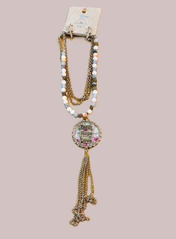 Faith Love Hope Jewelry set