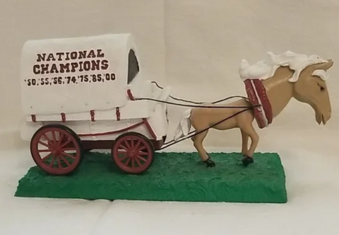 Vintage Oklahoma Sooner Schooner Bobblehead Bobbing Head