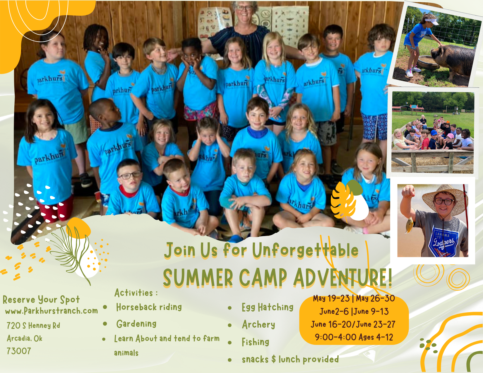 2025 Farm and Ranch Camp Registration