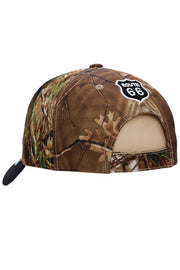 Route 66 The Mother Road Arc Logo Acrylic Baseball Cap