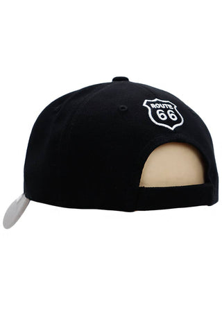 Route 66 The Mother Road Arc Logo Acrylic Baseball Cap