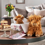 Living Nature Highland Cow Large with plush Stuffed Animal Toy