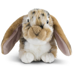 Living Nature Brown Dutch Lop Eared Rabbit Plush Stuffed Animal Toy