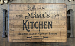 Boxcar Serving Tray - Mama's Kitchen